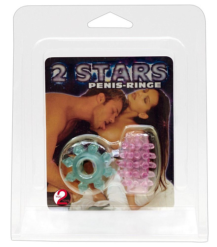 Набор из двух разноцветных насадок на пенис Orion 0517909