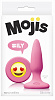 Розовая силиконовая пробка NS Novelties Emoji Face ILY NSN-0511-14 (8,6 см)