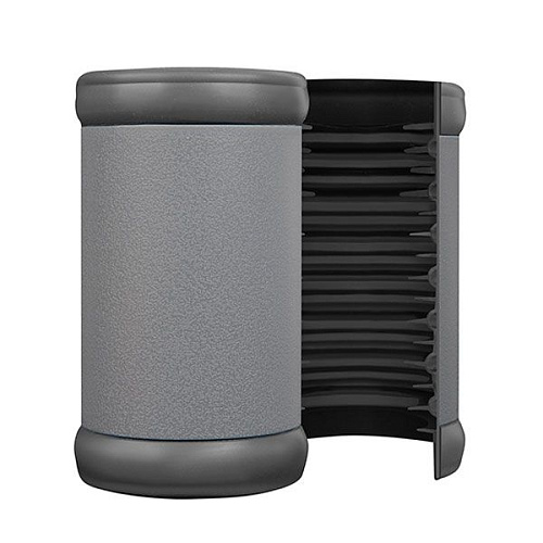 Серый мастурбатор с ребрышками NMC FLEXIBLE MASTURBATOR STROKER 150204