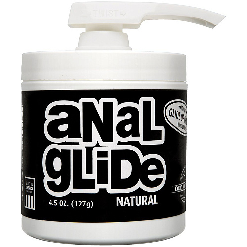 Анальная смазка на жировой основе Doc Johnson Anal Glide Natural Lubricant 1315-01-BU