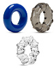 Набор из 3 эрекционных колец Blush Novelties Triple Stretch 3 Pack Cock Rings BL-00369