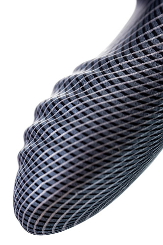 Чёрный вибростимулятор простаты с пультом ДУ Levett Ancus 18001B