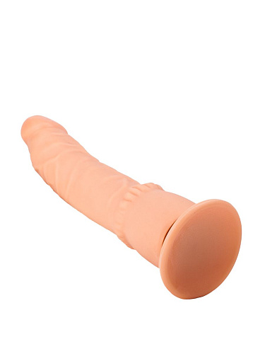 Гелевый реалистик телесного цвета без вибрации на присоске LOVETOY (А-Полимер) 100300 (19,3 см)