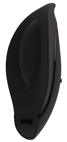 Чёрный клиторальный стимулятор Shots Media BV Minu VIVE024BLK