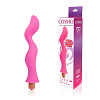 Розовый фантазийный изогнутый вибромассажёр Bior toys CSM-23075 (19 см)