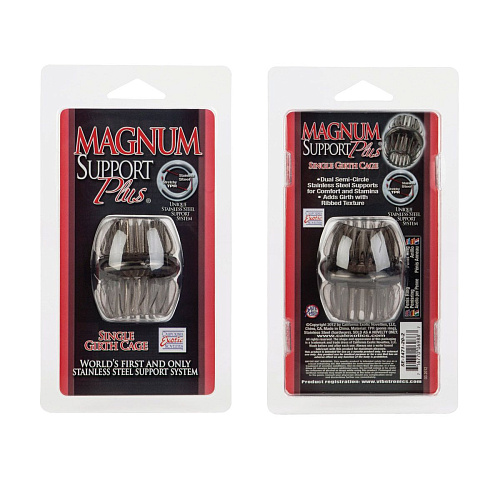 Дымчатая насадка стимулирующая California Exotic Novelties Single Girth Cages SE-1471-20-2