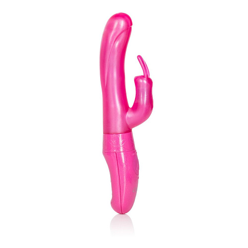Розовый вибромассажёр California Exotic Novelties Love Bunny Vibes SE-2933-10-3 (22 см)