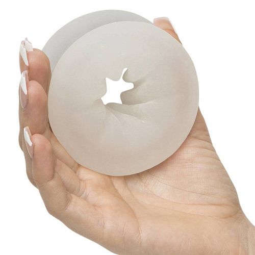 Прозрачный мастурбатор со спиралевидным тоннелем BlowYo Sensation Swirl Textured Blowjob Stroker 69249