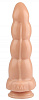 Телесный рельефный анальный фаллоимитатор Сумерки богов 1017-09 BX DD (22 см)