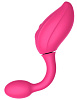 Розовый расширяющийся вибратор Yuanse Gina G-0016 (19,4 см)