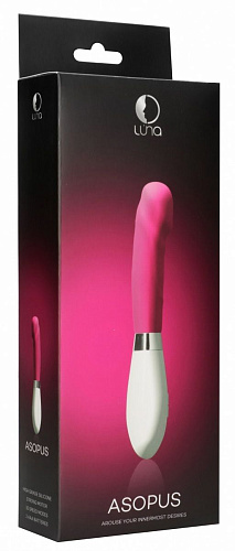 Розовый вибратор Shots Media BV Asopus LUNA013PNK (21 см)