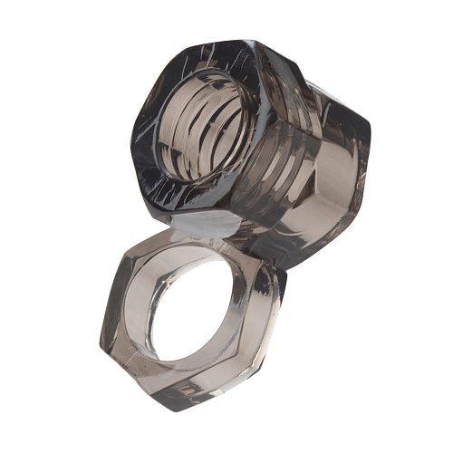 Дымчатое кольцо California Exotic Novelties Screw Me The Big Socket Ring SE-1475-40-3