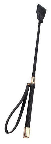 Гладкий чёрный стек с петлёй Chisa Behave CN-634198162 (58 см)