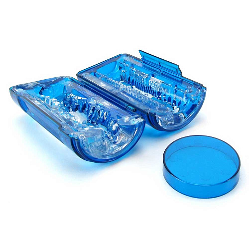 Нежно-голубой гелевый супер-мастурбатор California Exotic Novelties JackMaster Masturbator SE-0972-12-3