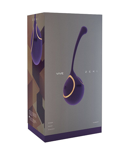 Фиолетовое виброяйцо Shots Media BV Zeki VIVE007PUR
