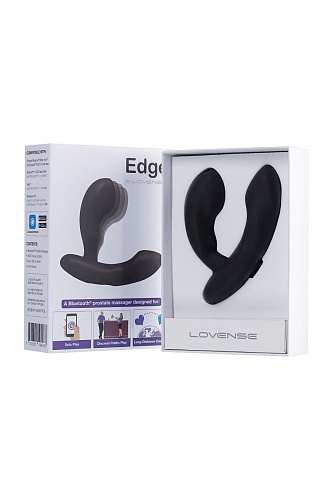 Чёрный стимулятор простаты Lovense Edge LE-06 (11,4 см)