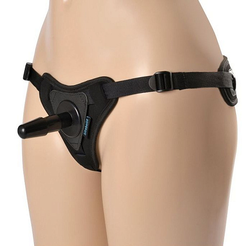 Чёрные трусики для страпона Sitabella HARNESS Locker 7151-1 M (размер XS-M)