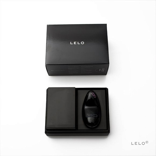 Чёрный клиторальный вибромассажёр Lelo Nea Black LEL0367
