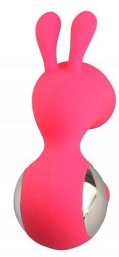 Красный вибростимулятор с ушками Сумерки богов 1010-02 BX DD