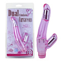 Розовый вибростимулятор Howells Dual Stimulator Curvaceous 83059-pink