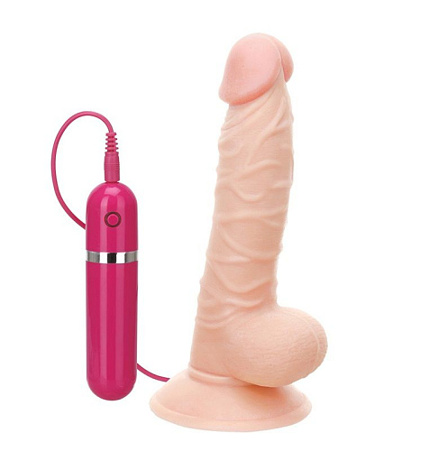 Телесный реалистик NMC G-GIRL STYLE 7INCH VIBRATING DONG 111634 (17,8 см)