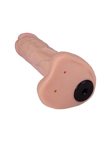 Фаллическая насадка телесного цвета Harness LOVETOY (А-Полимер) UNICOCK 9 083303 (24 см)