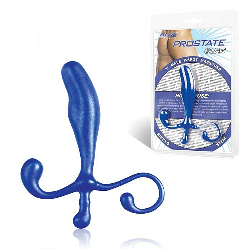 Синий массажёр простаты BlueLine 5 Male P-Spot BLM4006-BLU