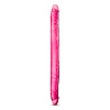 Розовый двусторонний фаллоимитатор Blush Novelties B Yours 16 Double Dildo BL-52010 (40,6 см)