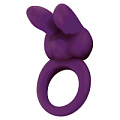 Фиолетовое эрекционное кольцо Toy Joy EOS THE RABBIT C-RING 3006010053