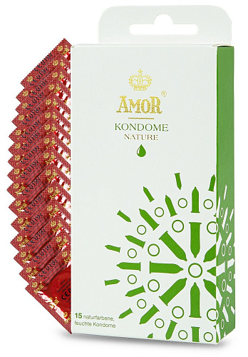 Классические презервативы AMOR Nature 50375 (15 шт)