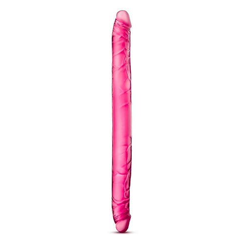 Розовый двусторонний фаллоимитатор Blush Novelties B Yours 16 Double Dildo BL-52010 (40,6 см)