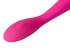 Ярко-розовый G-стимулятор Svakom IRIS Clitoral G-spot Vibrator S-11 (18 см)