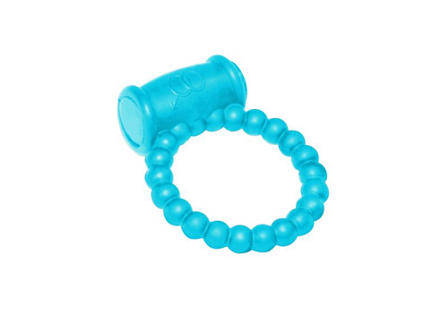 Голубое эрекционное кольцо Lola toys Rings Drums 0114-51Lola