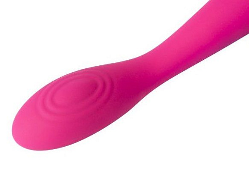 Ярко-розовый G-стимулятор Svakom IRIS Clitoral G-spot Vibrator S-11 (18 см)