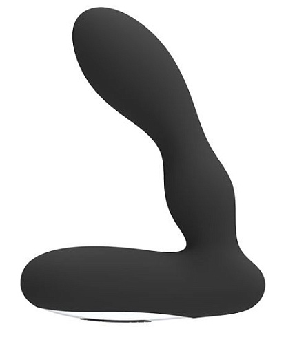 Чёрный вибромассажёр простаты Baile Brave BI-040032-0801