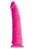 Розовый фаллоимитатор без мошонки NS Novelties Pleasures Thin 8 Dildo NSN-0405-64 (20 см)