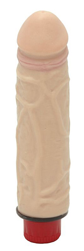 Вибромассажёр с мощной вибрацией телесного цвета Seven Creations STUD REPLIKA VIBE 2K747 ACHBCD GP (15,2 см)