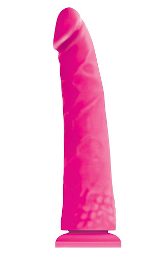 Розовый фаллоимитатор без мошонки NS Novelties Pleasures Thin 8 Dildo NSN-0405-64 (20 см)