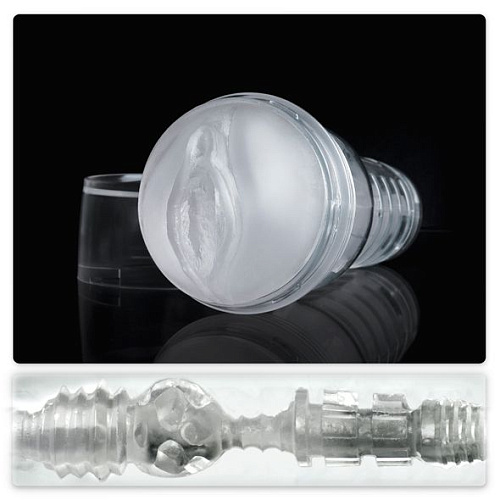 Прозрачный мастурбатор-вагина Fleshlight Ice Lady Crystal FL900