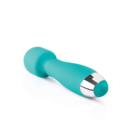 Зелёный wand-вибромассажёр EDC Wholesale Aida GVO011 (16 см)