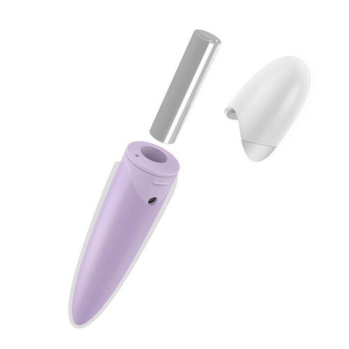 Нежно-розовый мини-вибратор OVO D2 WHITE/PINK (11,5 см)