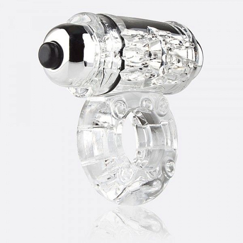 Прозрачное эрекционное виброкольцо Screaming O OWOW CLEAR OW101-CL