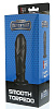 Чёрный анальный фаллоимитатор Dream Toys SMOOTH TORPEDO 21657 (18 см)
