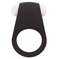 Чёрное эрекционное виброкольцо Dream Toys LIT-UP SILICONE STIMU RING 4 BLACK 21160
