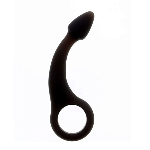 Чёрный массажёр для анальной стимуляции Dream Toys MENZSTUFF MICRO NOVA 20974