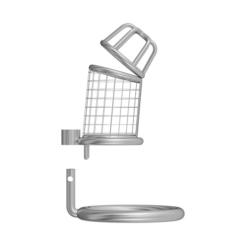 Стальной мужской пояс верности на замочке Сумерки богов 742-05 PP DD