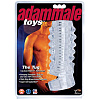 Прозрачная открытая насадка на член Topco Sales Adam Male Toys The Tug CyberSkin Stroker 1486008