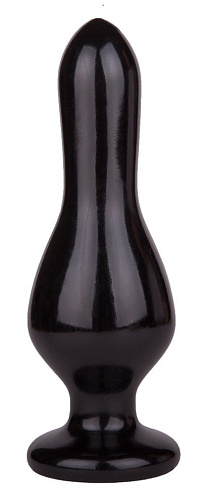 Чёрная анальная пробка LOVETOY (А-Полимер) MAGNUM 15 421500 (16 см)