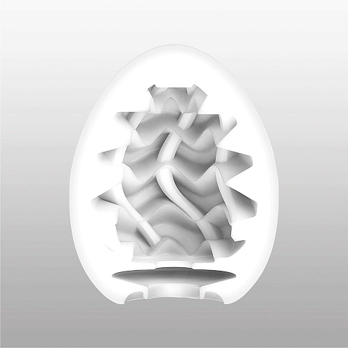 Мастурбатор-яйцо белого цвета Tenga Wavy II EGG-013