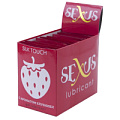 Набор из 50 пробников увлажняющей гель-смазки с ароматом клубники Sexus Silk Touch Stawberry 817012 (50 шт × 6 мл)